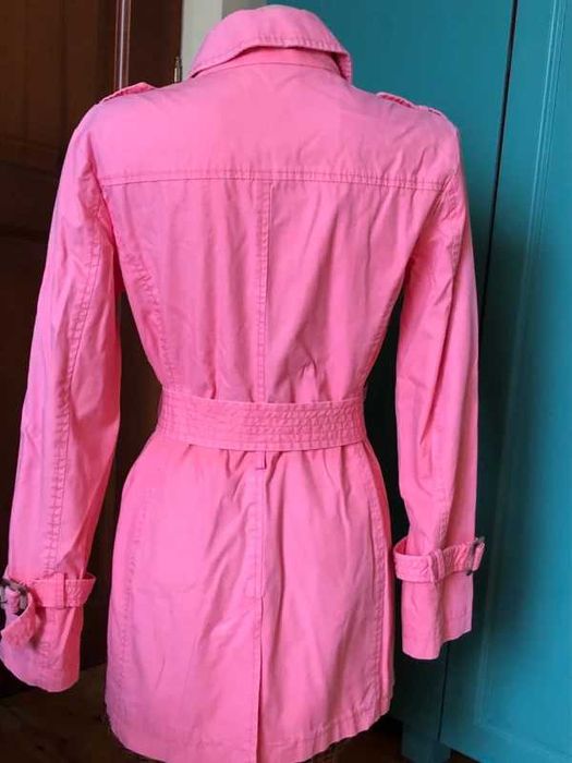 Stile Benetton różowy trencz w r.S/M