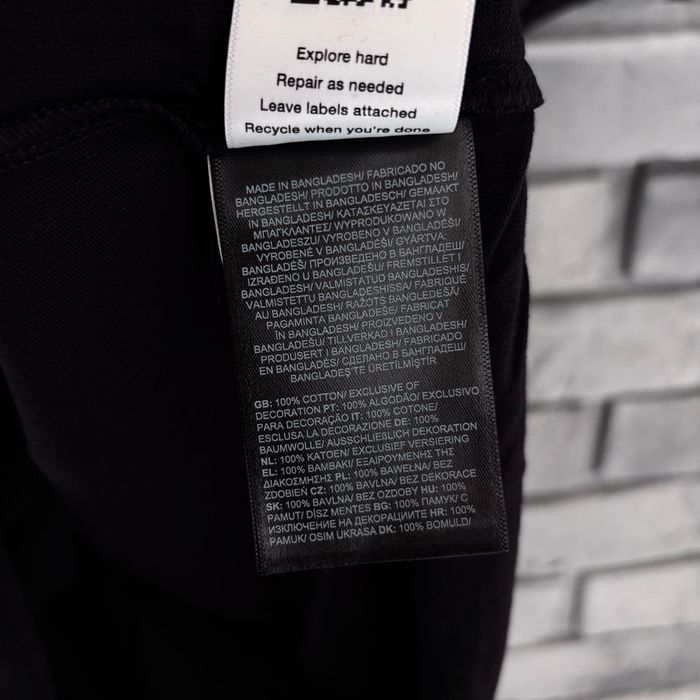 Koszulka t-shirt the north face tnf logo tee czarna black never stop exploring gorpcore denali góry