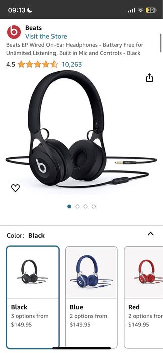 Phones Beats EP Black