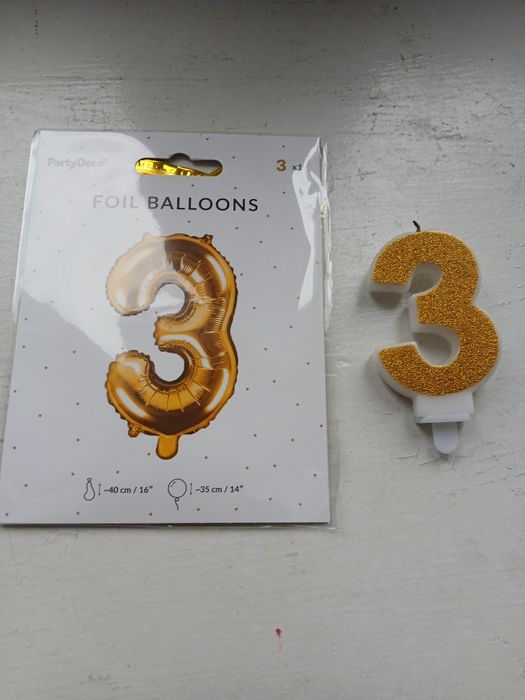 Świeczka i balon