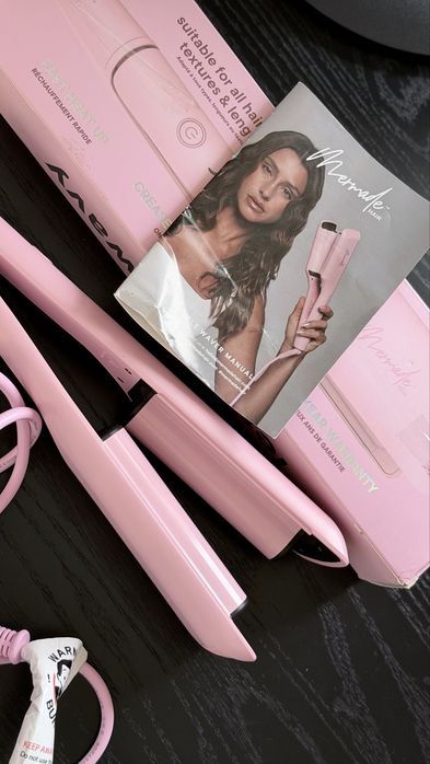 Плойка Mermade Double Waver Pink щипці для волосся