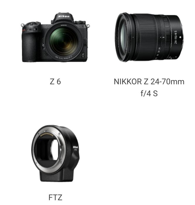 Комплект+!  Nikon Z6  24 - 70 + FTZ Kit. Стан ідеальний!