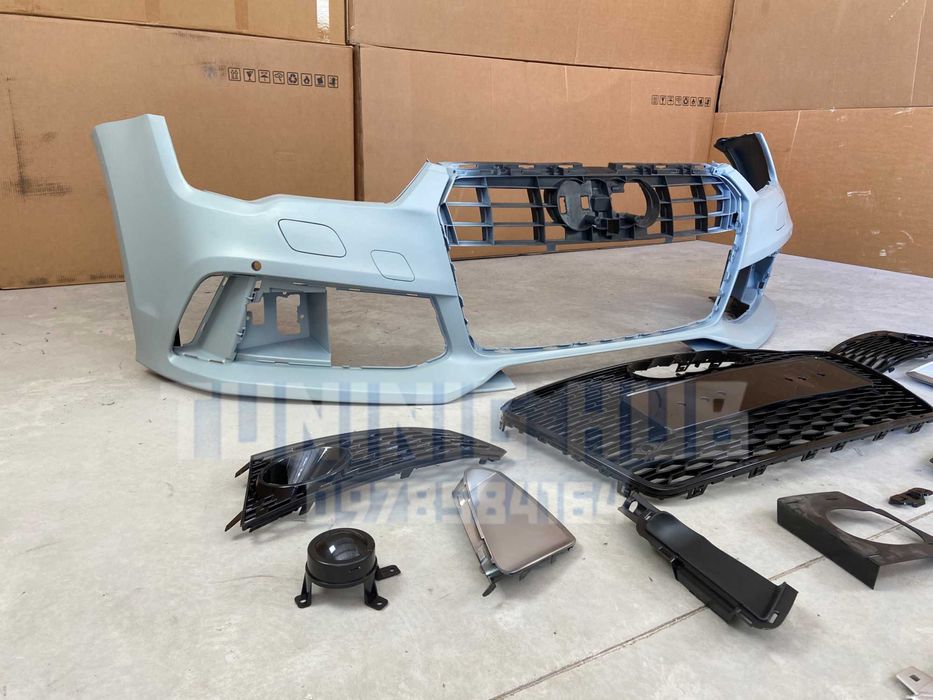 передний бампер Audi A7 4G8 (2014-2017) RS ауди а7 решетка радиатора