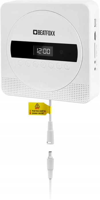 Odtwarzacz Beatfoxx Mdvd-1606 odtwarzaczem Dvd, Bluetooth i baterią, b