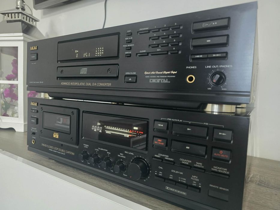 AKAI Deck GX-67 , AKAI Cd-57 . Nowe Paski !