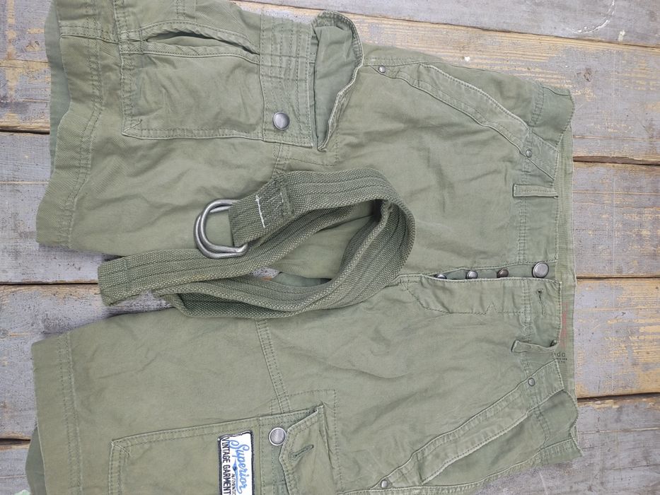 Spodenki szorty EDC W32 Khaki taktyczne z kieszeniami