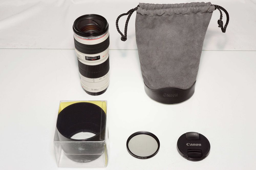 Obiektyw CANON EF 70-200mm f/4 L USM + CPL do EOS 1D 1Ds 1DX 5D III 6D II # Gwarancja FV