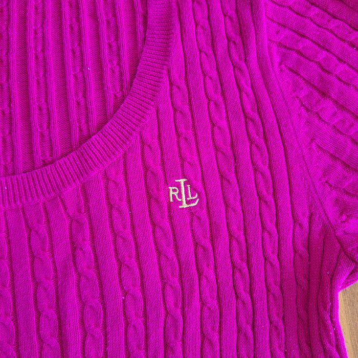 Różowa bluzka Ralph Lauren
