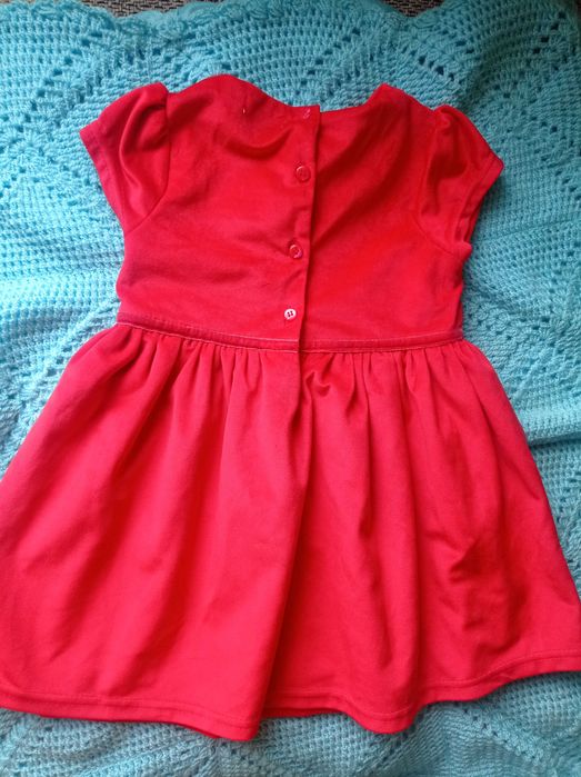 Sukienka pluszowa 86 rozmiar