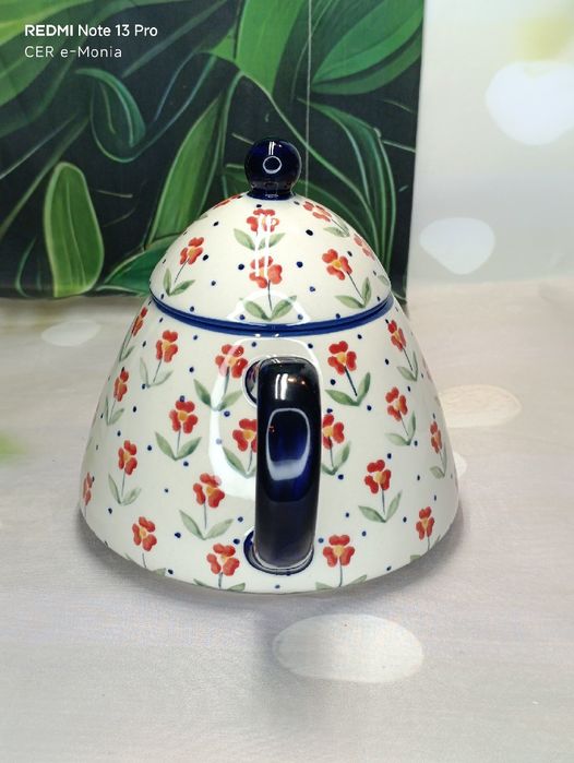 Czajnik imbryk Jaś 1L ceramika Bolesławiec