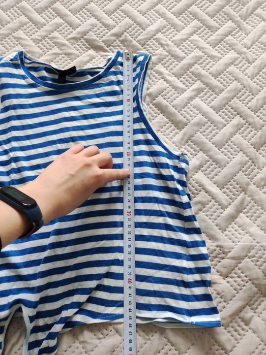 Bluzka top na lato z wiązaniem