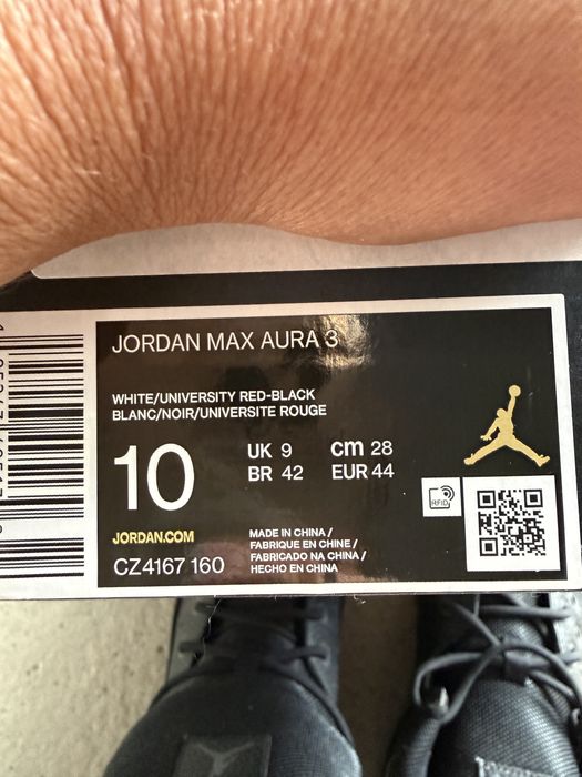 Buty Jordan Max Aura 3, r.44