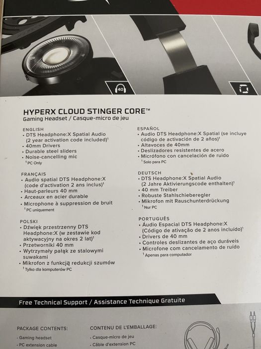 Auscultadores com micro gamer - HiperX