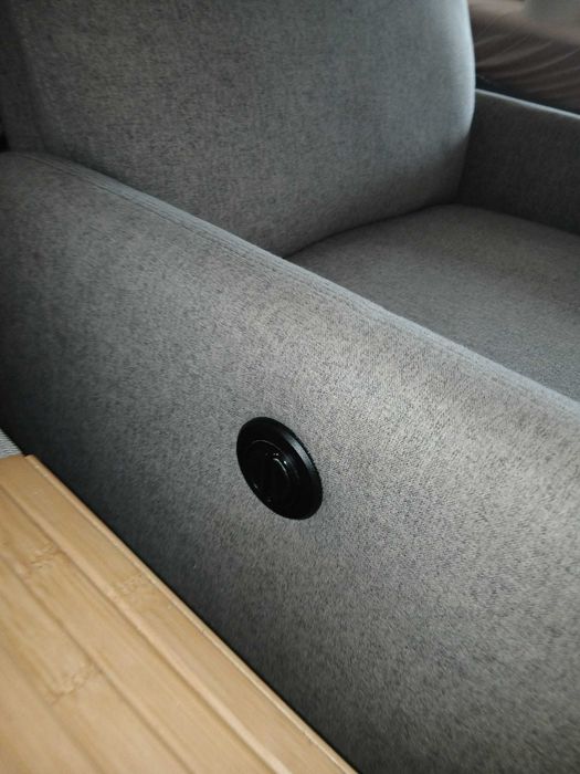 Poltrona Reclinável Elétrica Cinza