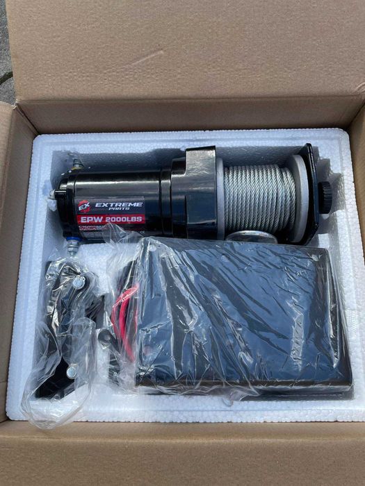 WYCIĄGARKA do pługa do Quada ATV 2000LBS Wciągarka