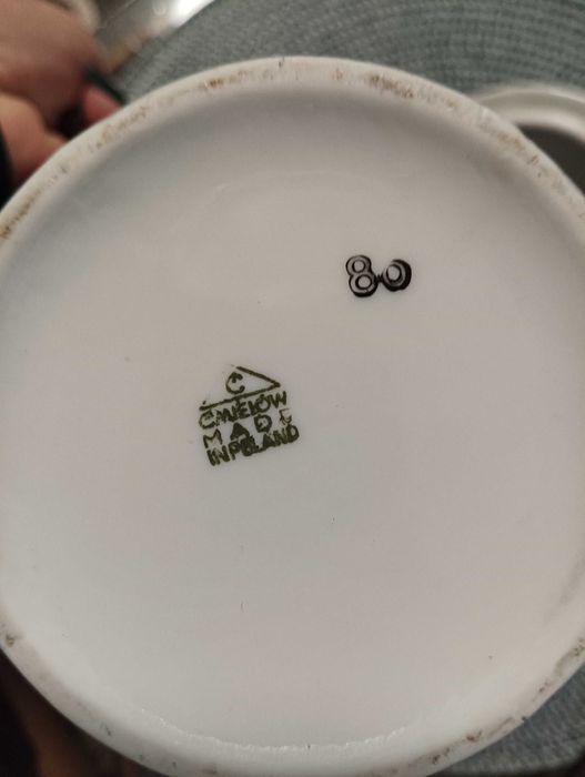 Dzbanek i talerzyki Ćmielów