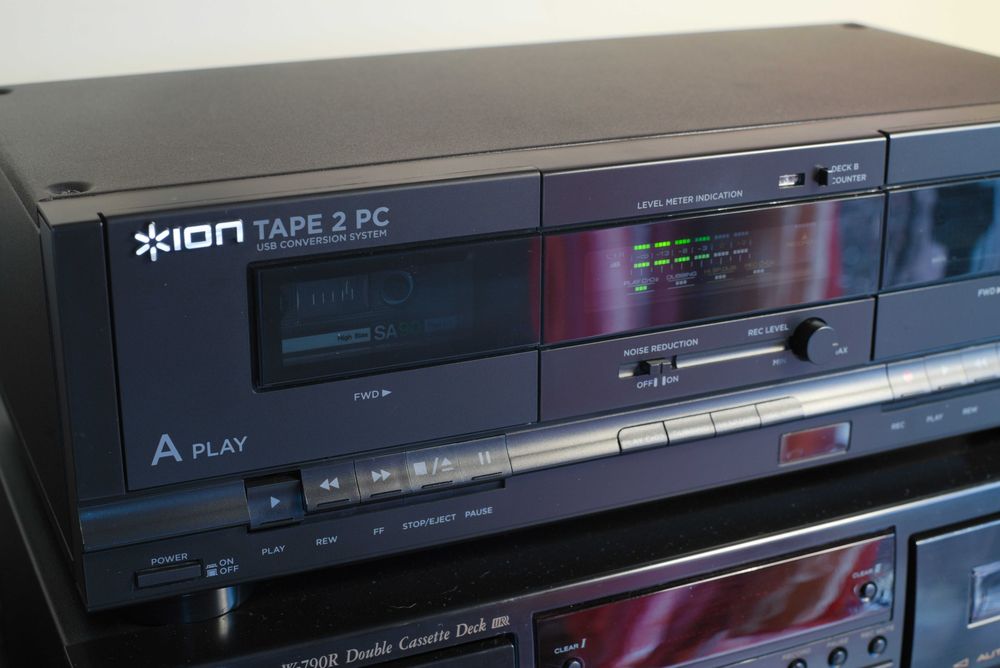 Deck duplo cassette ION Tape 2 PC