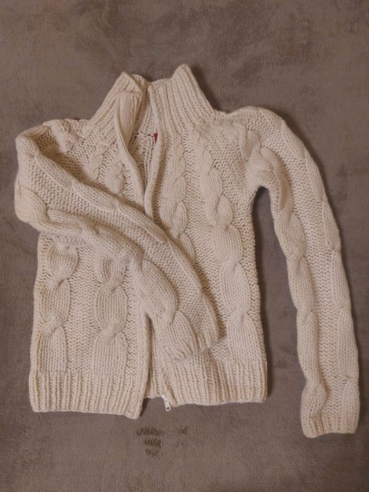 Sweter ciepły z wełną