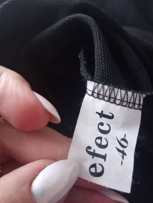 Sukienka dresowa czarna