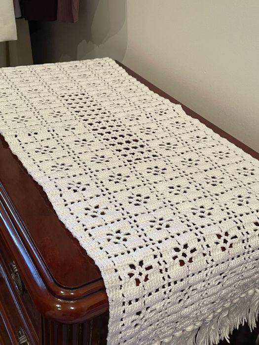 Conjunto de naperons de renda