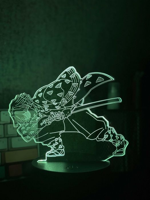 Нічник з акриловою пластиною. Світильник Аніме, Наруто, 02