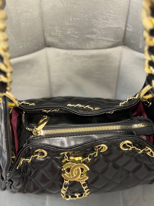 Сумка мішок Chanel  жіноча сумка шанель