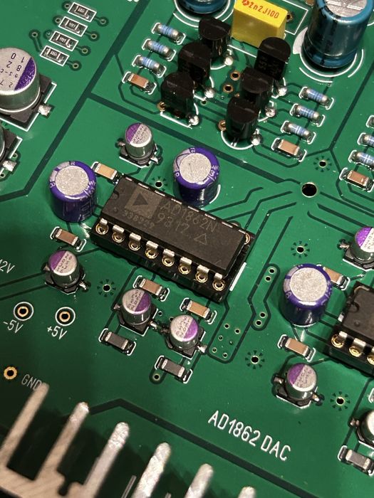 DAC Na AD1862. USB/I2S, Zegar 10MHZ, DF1704, SM5847