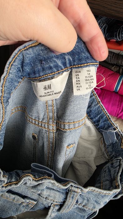 Spodnie jeansowe chłopięce  H&M  152