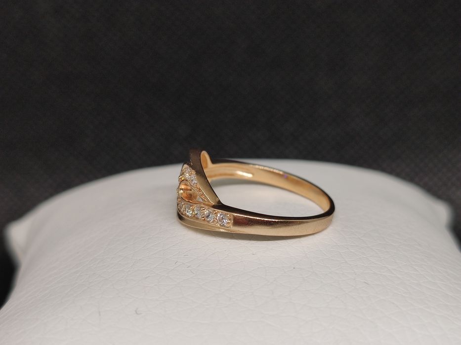 Кольцо золотое р16.5