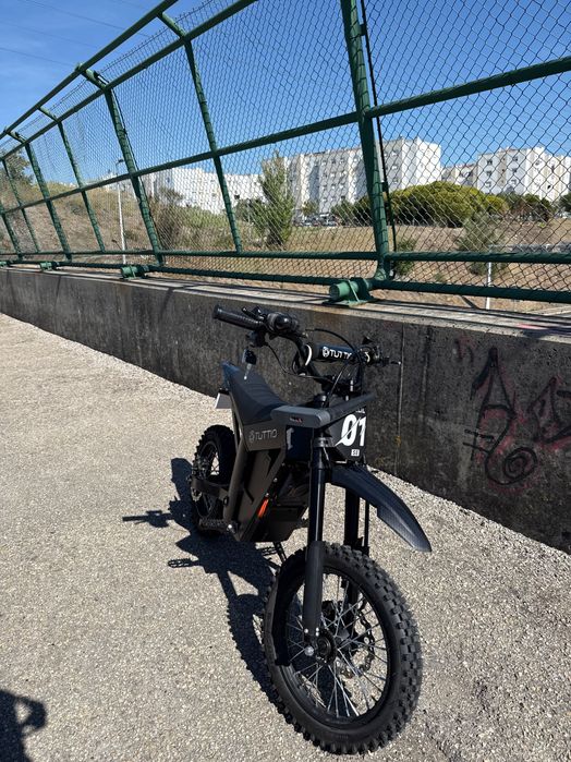 Moto eléctrica electric dirt bike como nova running 60km x h