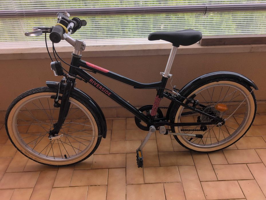 Bicicleta de Trekking Criança 6-9 Anos RIVERSIDE 500 20 Polegadas