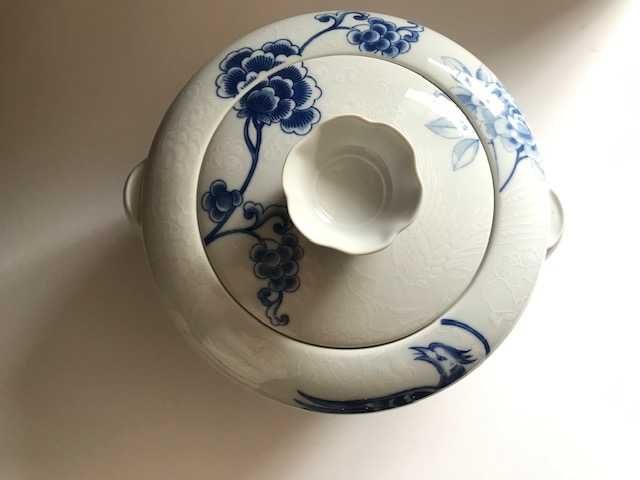Terrina Vista Alegre - Crown Blue Bird