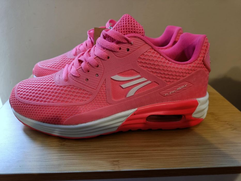 Adidasy fuchsia sportowe