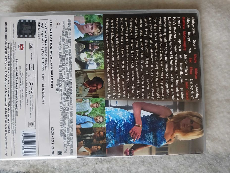 Pokusa DVD Nicole Kidman Zac Efron