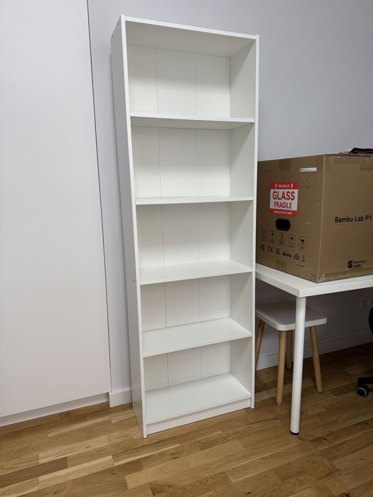 Bialy regał Ikea Gersby jak billy kallax 60x24x180 cm