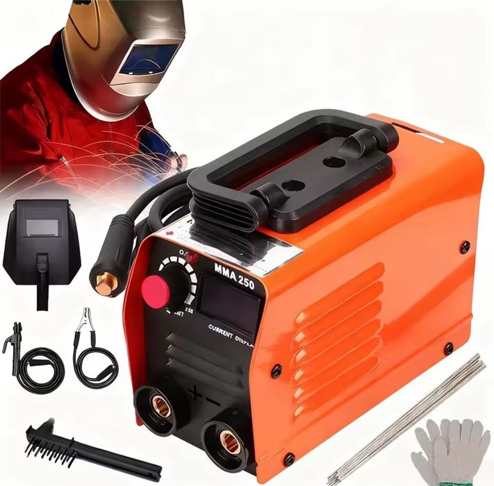 Máquina de Soldar Inverter MMA-250 Turbo – Potência Profissional e Ult