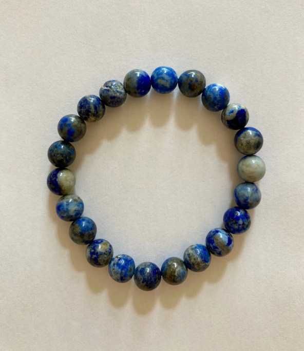 Pulseira Contas de Lápis-Lazuli