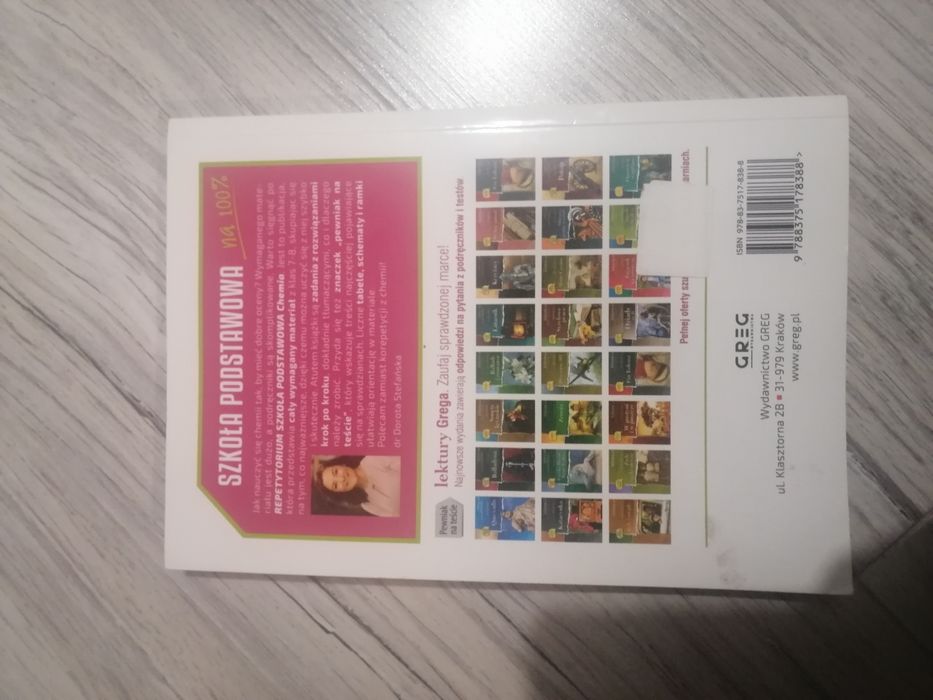 Repetytorium chemia szkoła podstawowa