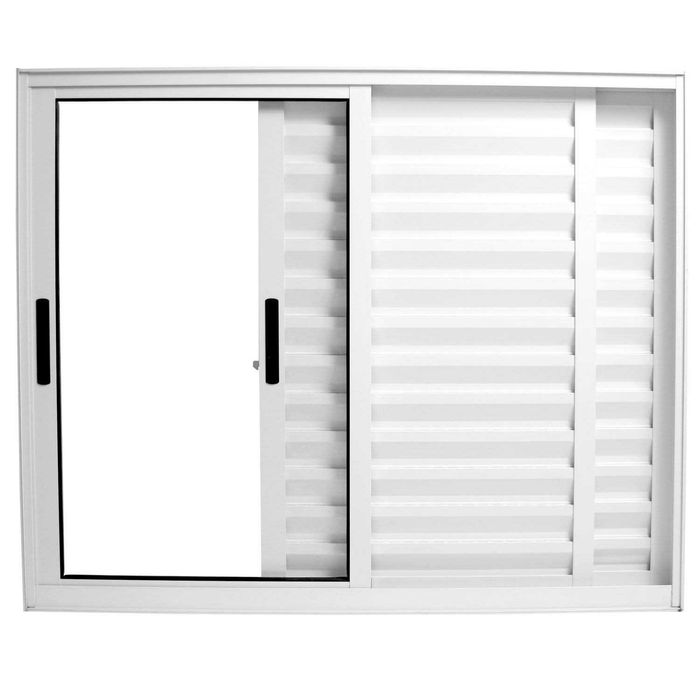 Janelas de alumínio branco as duas 140 €