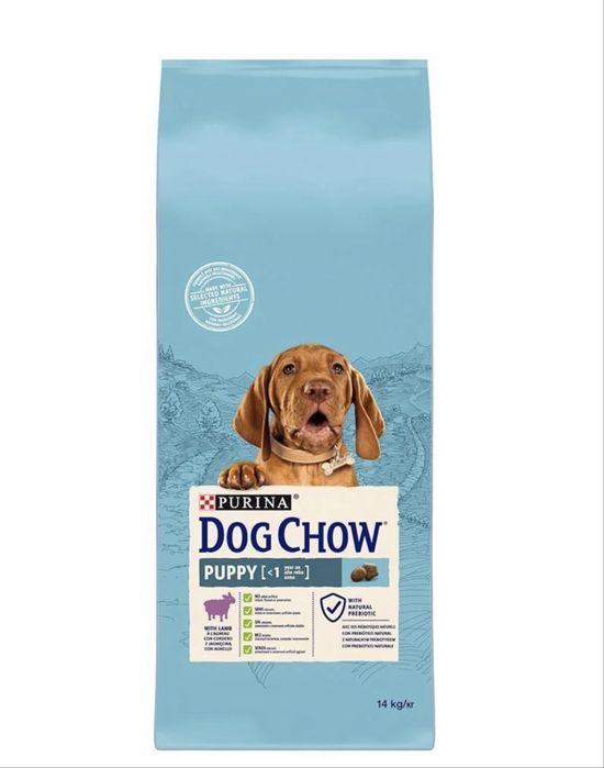 Корм purina Dog Chow з ягням для цуценят