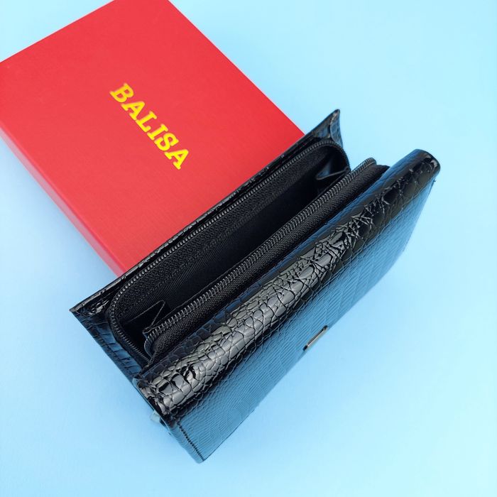 Гаманець жіночий Balisa шкіряний лаковий кошелек женский кожаный лак