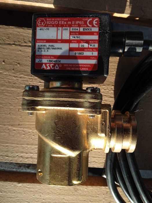 клапан электромагнитный 24В asco EMXX бензин дизель