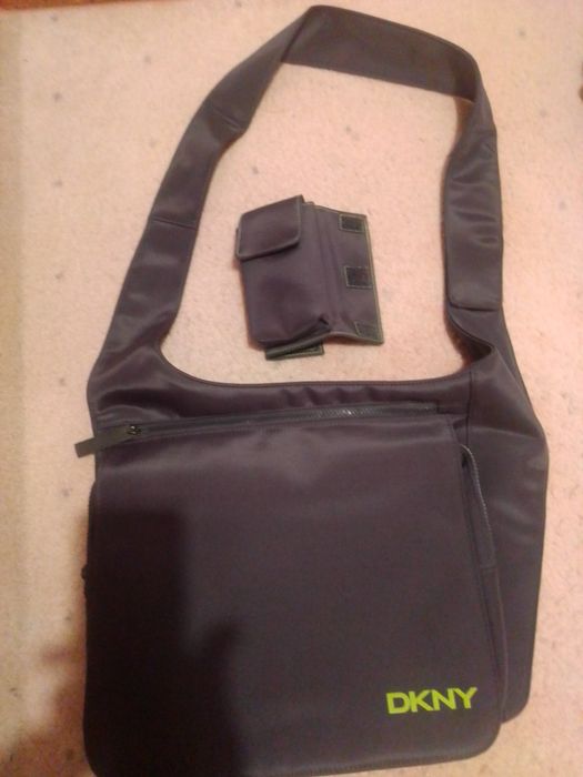 Mala DKNY Cinza/Verde