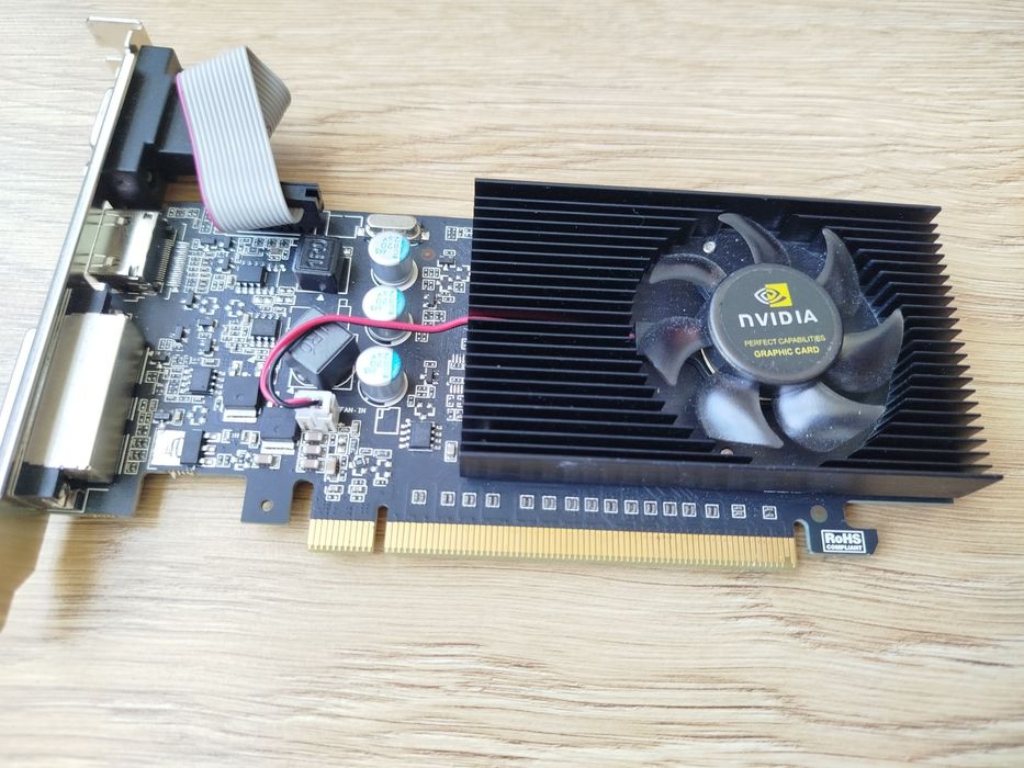 Відеокарта нова!NVIDIA GeForce GT 610/ 2GB DDR3/HDMI, DVI та VGA