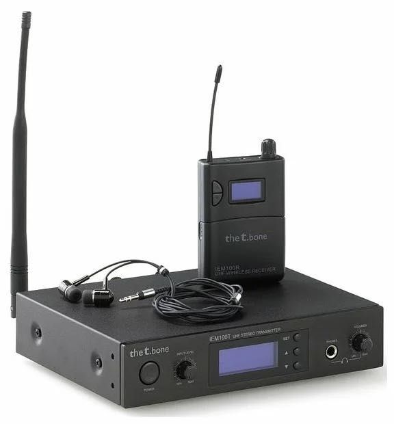 The t.bone IEM 100 - UHF Wireless In-Ear System - odsłuch douszny
