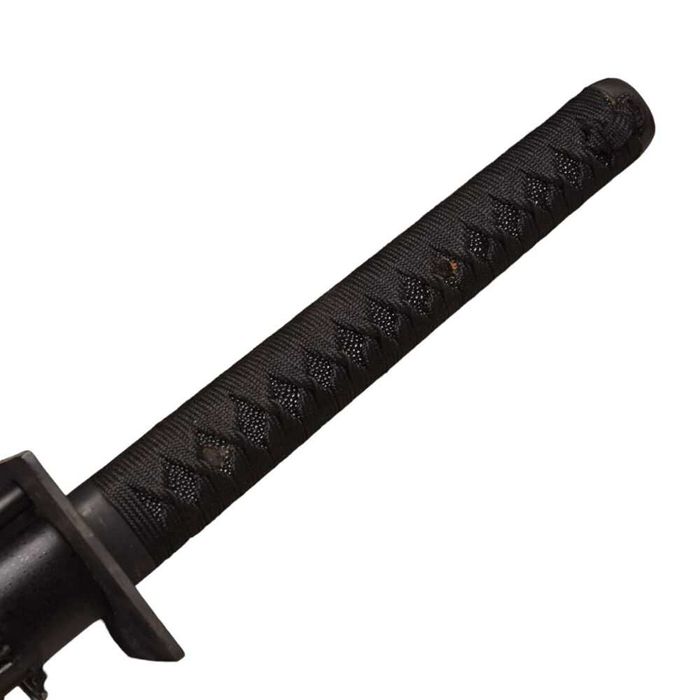 Miecz Katana Ninja Ostry Treningowy Stal 1045 z Dmuchawką D127