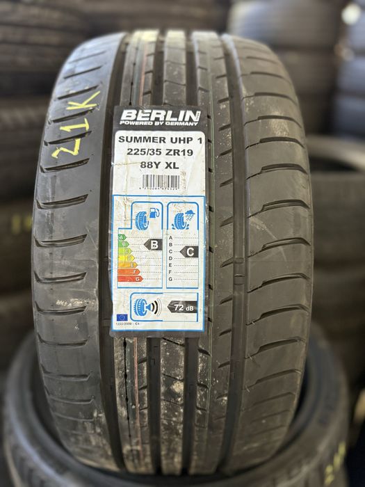 Літні шини НОВІ R19 225/35 88Y XL  Berlin Summer UHP 1 2019