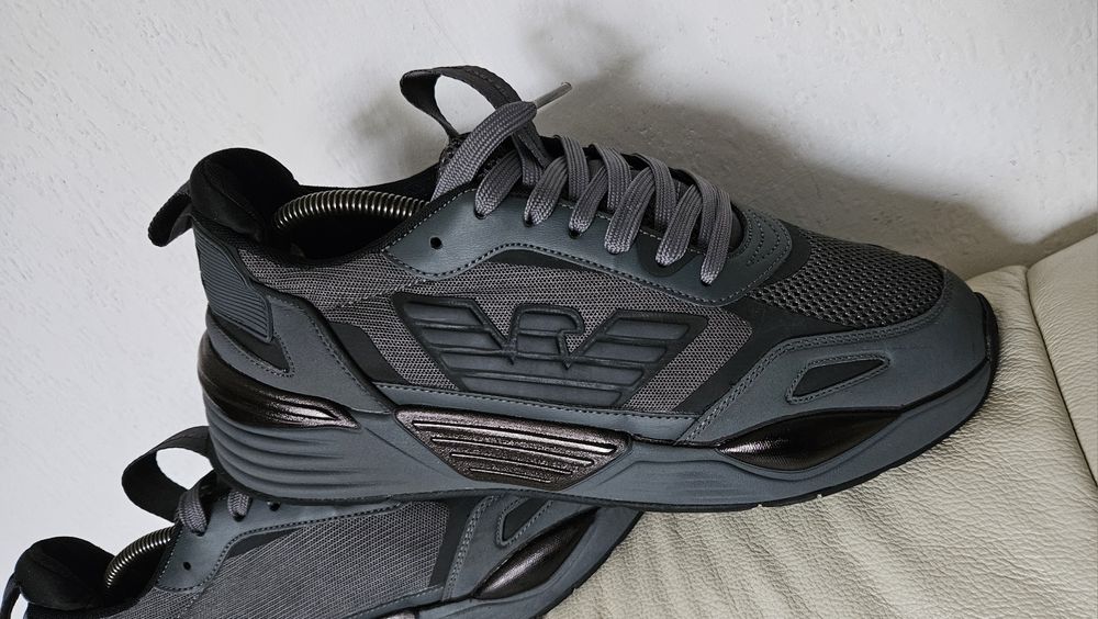 Buty Armani EA7 43 Sneakersy X8X070 XK165 Q748 Szary