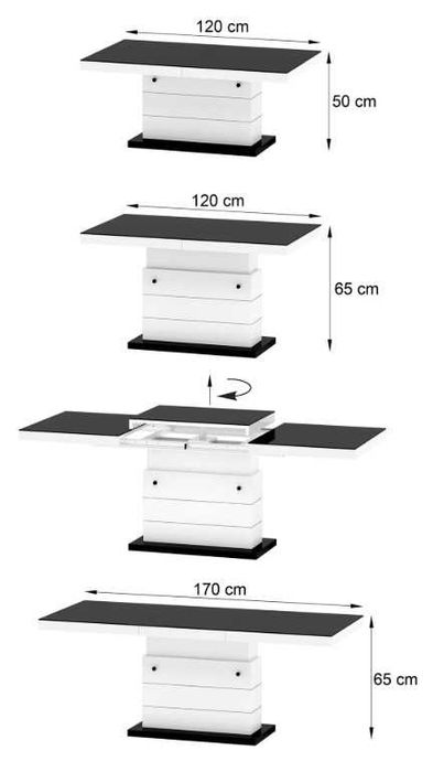 Używana ława rozkładana MATERA LUX