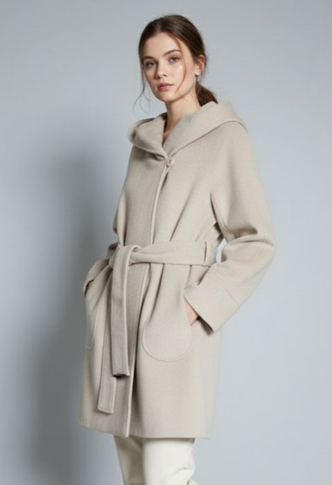 Пальто альпака+шерсть Италия, новое